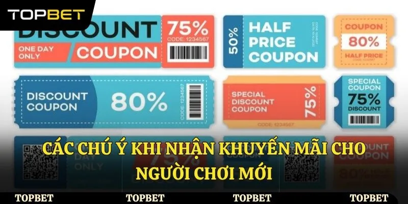 Các chú ý khi nhận khuyến mãi cho người chơi mới