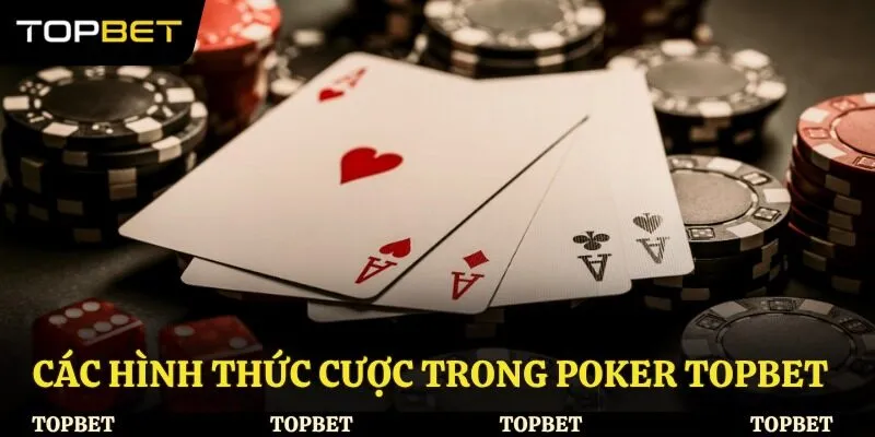 Các hình thức cược trong Poker Topbet